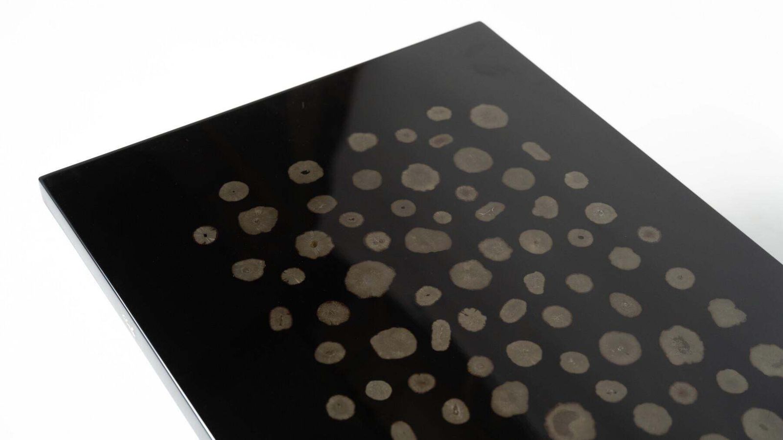 Black Lacquered Resin Table By Ado Chale, Belgium photo 22616.0