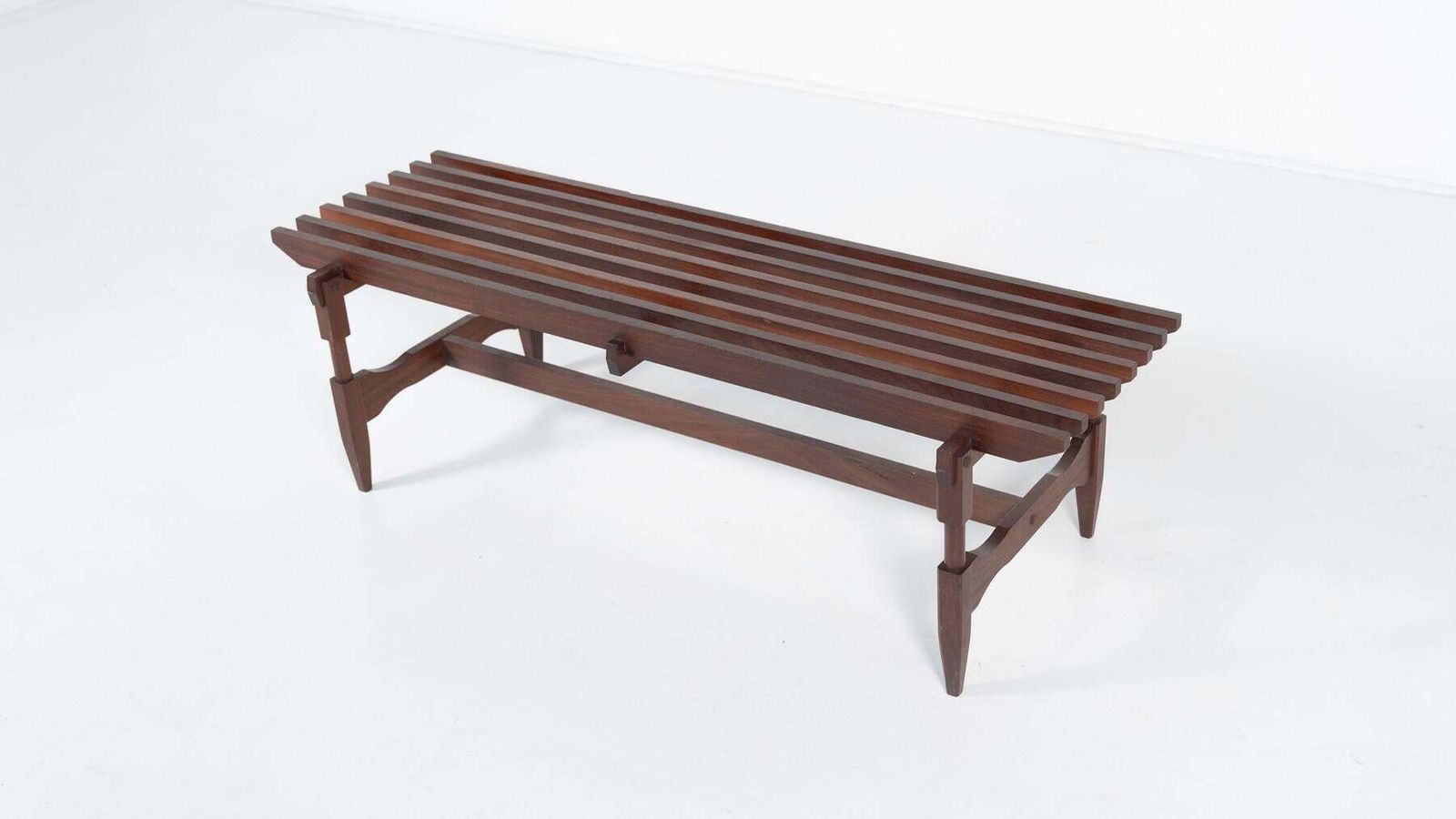 photo buy Mid Century Modern Wooden Bench By Ico And Luisa Parisi, Italy, 1950s