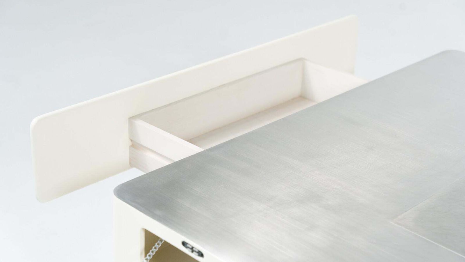 photo for sale White Caori Coffee Table By Vico Magistretti For Gavina, Italy, 1960s