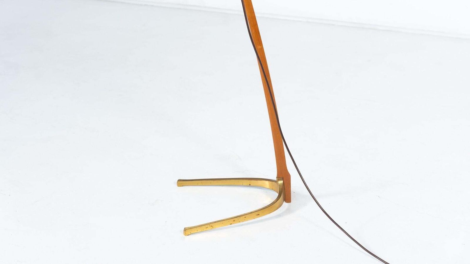 Mid Century Floor Lamp Model 2076 "Dornstab" By J.T Kalmar, Austria, 1950s photo vintage