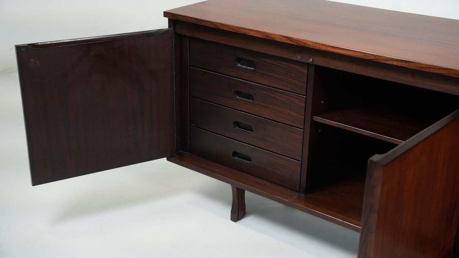 4367.0 Mid Century Modern Caleno Sideboard By Giovanni Ausenda For Stilwood, 1960s photo
