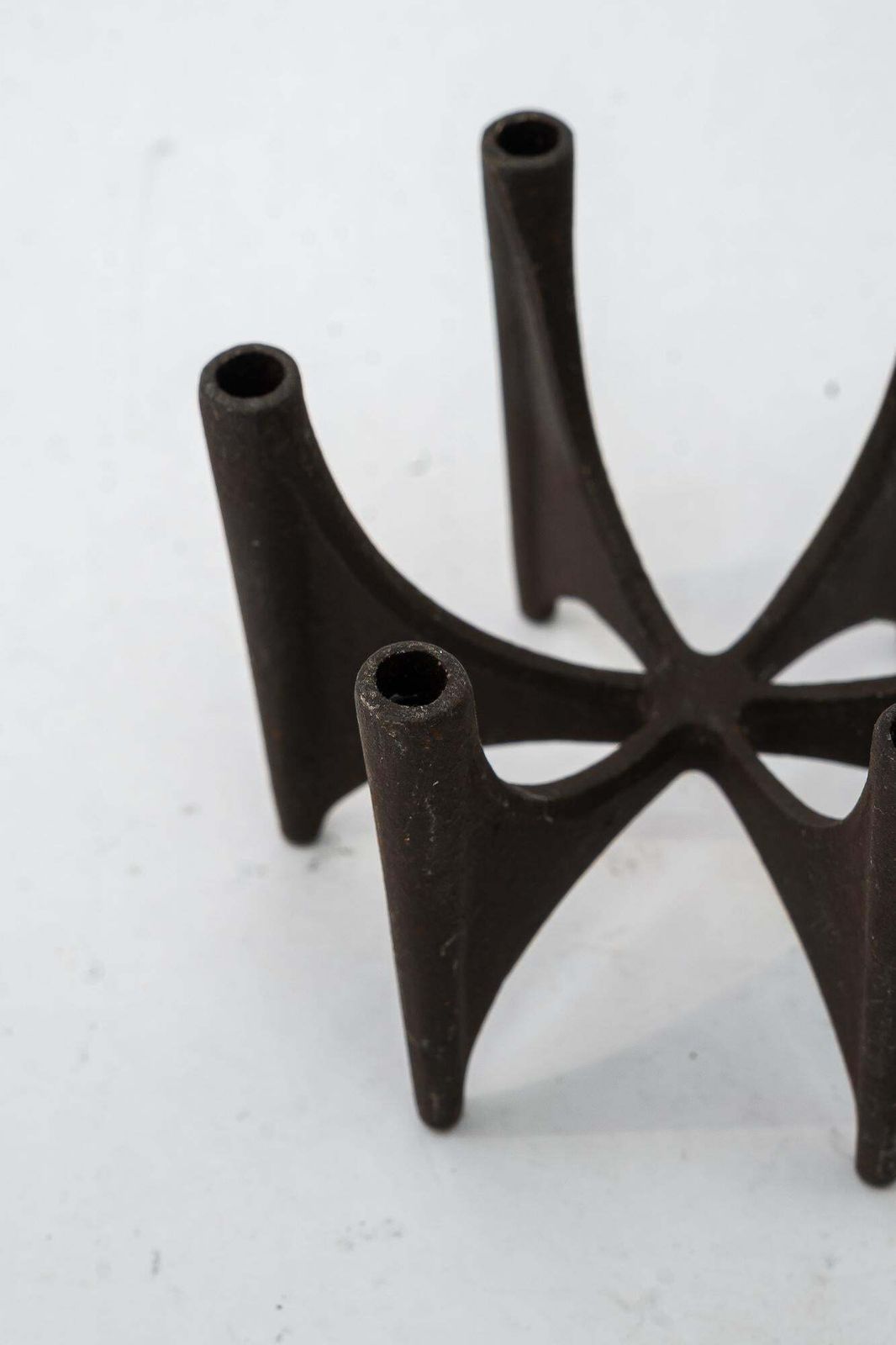 Danish Modern Dansk Modell 1735 Iron Arch Candelabra By Ibr Börje Borge Rajalin photo Home Decor
