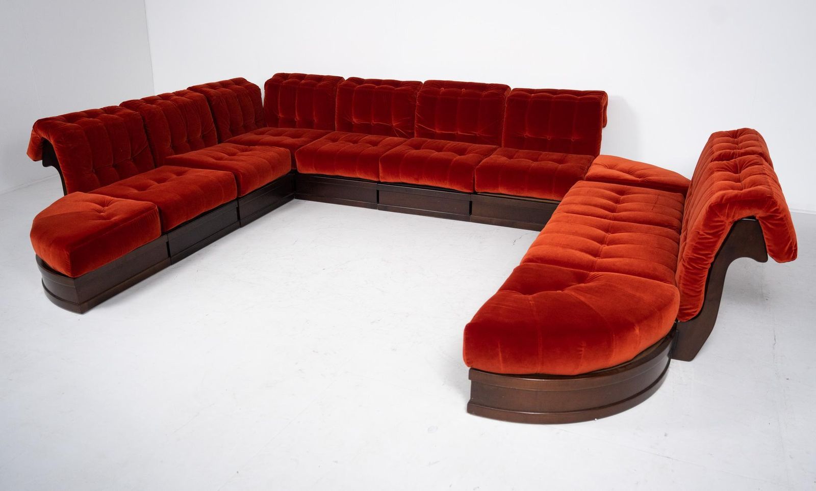 "Can Can" Modular Sofa By Luciano Frigerio For Frigerio Di Desio, 1970s photo furniture