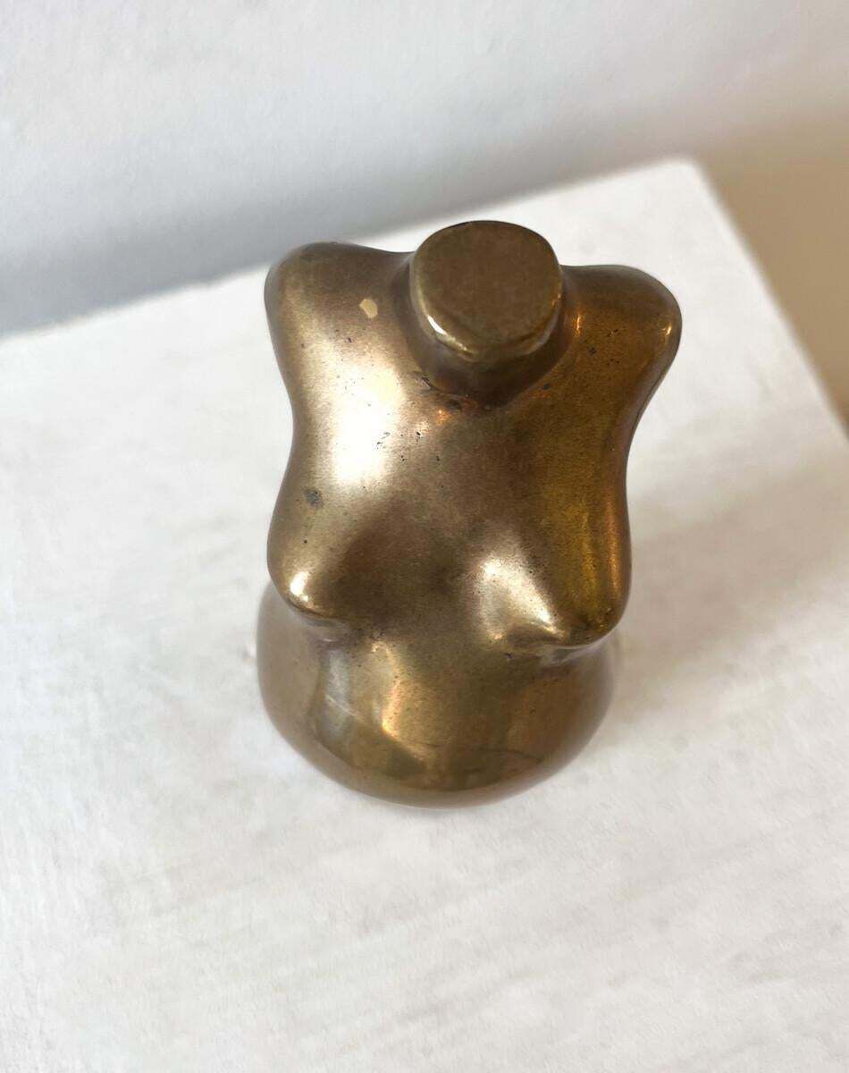 Mid Century Bronze Sculpture By Magrit Van Nuffel, 1970s photo vinterior