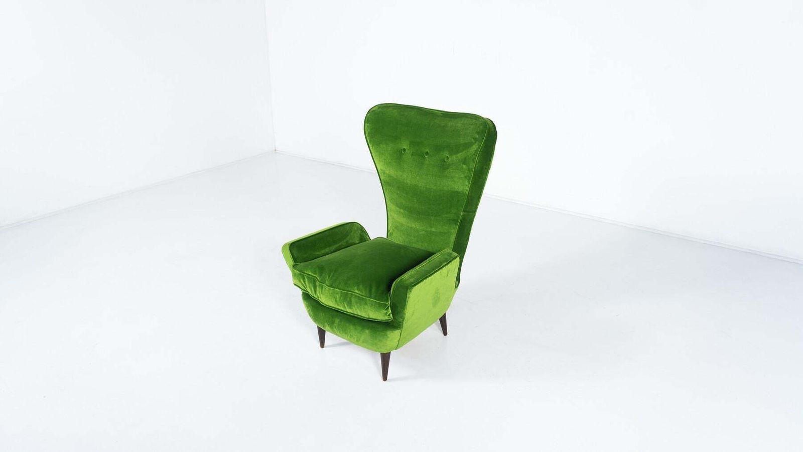 5416.0 Modern Pair Of Armchairs By Emilia Sala And Giorgio Madini   New Upholstery photo