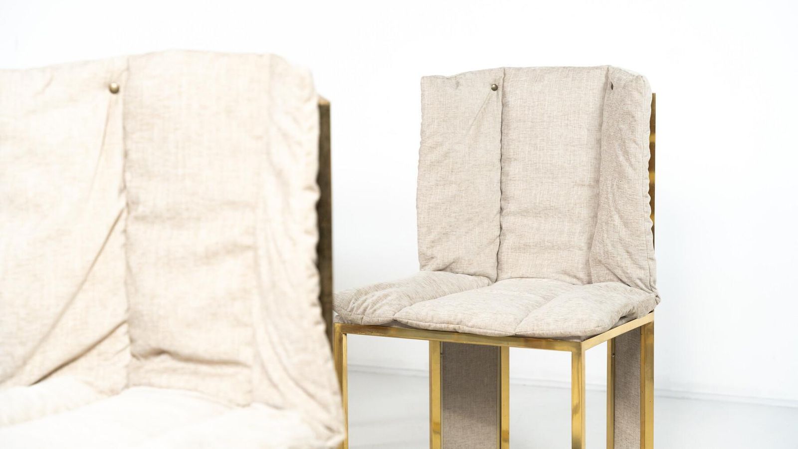 Mid Century Modern Set Of 10 Chairs By Romeo Rega, Italy, 1970s   New Upholstery photo vinterior