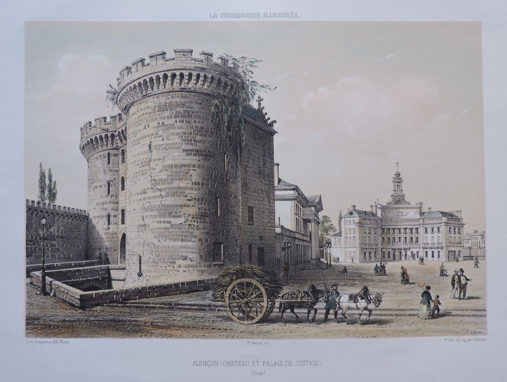 Alençon, Castle And Courthouse