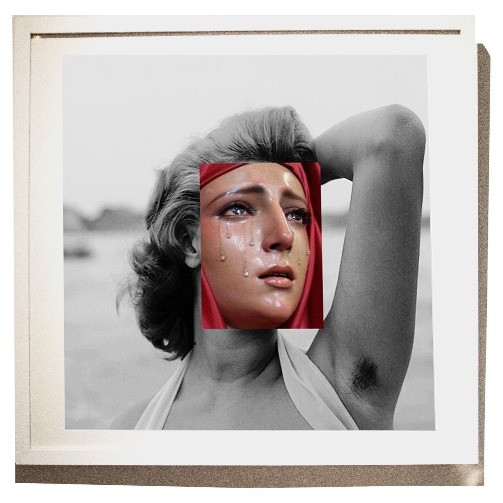 Digital Collage Art By Naro Pinosa, Sophia Loren & Virgin Mary, Spain, 2019