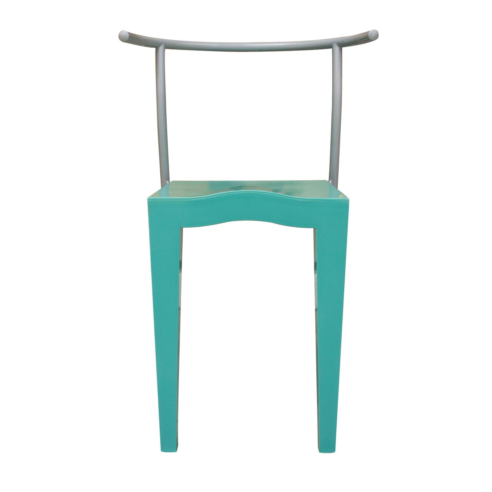 Phillippe Stark DR.Glob Turquoise Set Of Chairs, Italy, 1988 photo furniture