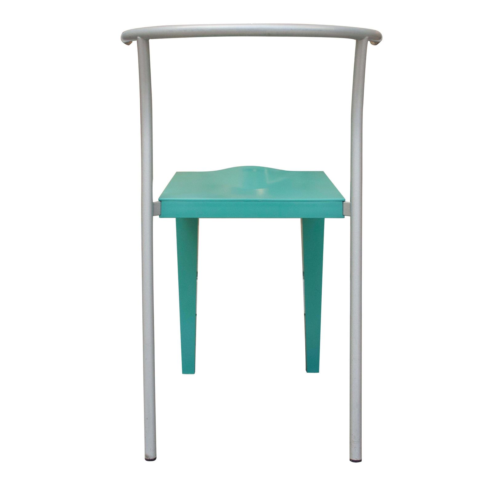 Phillippe Stark DR.Glob Turquoise Set Of Chairs, Italy, 1988 photo for sale