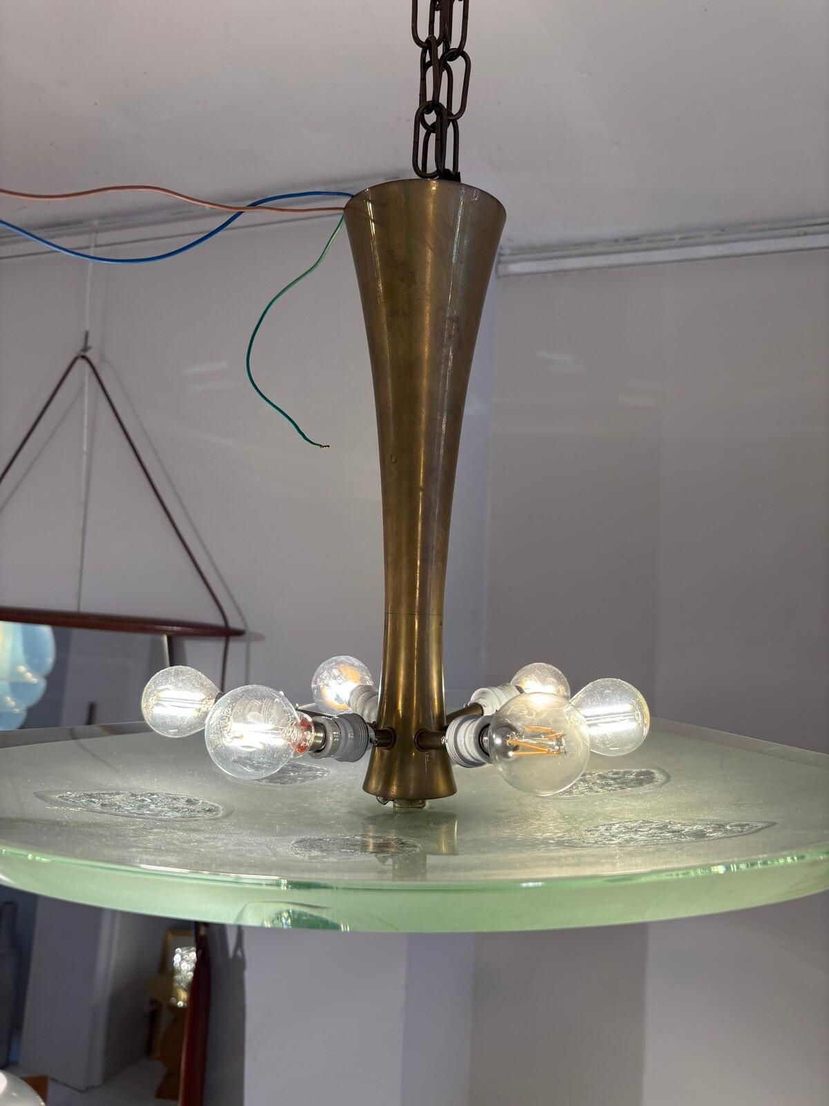 Mid Century Suspension 1748 By Max Ingrand For Fontana Arte, Italy photo furniture