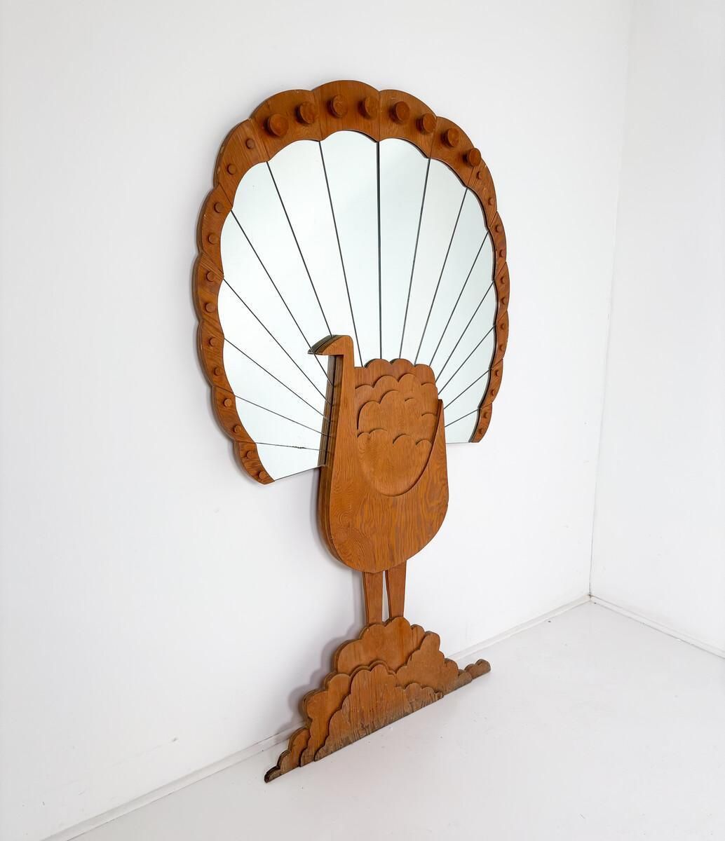 'Pavone' Mirror By Sirio Alessandri For Pallucco, 1970s photo 7646.0