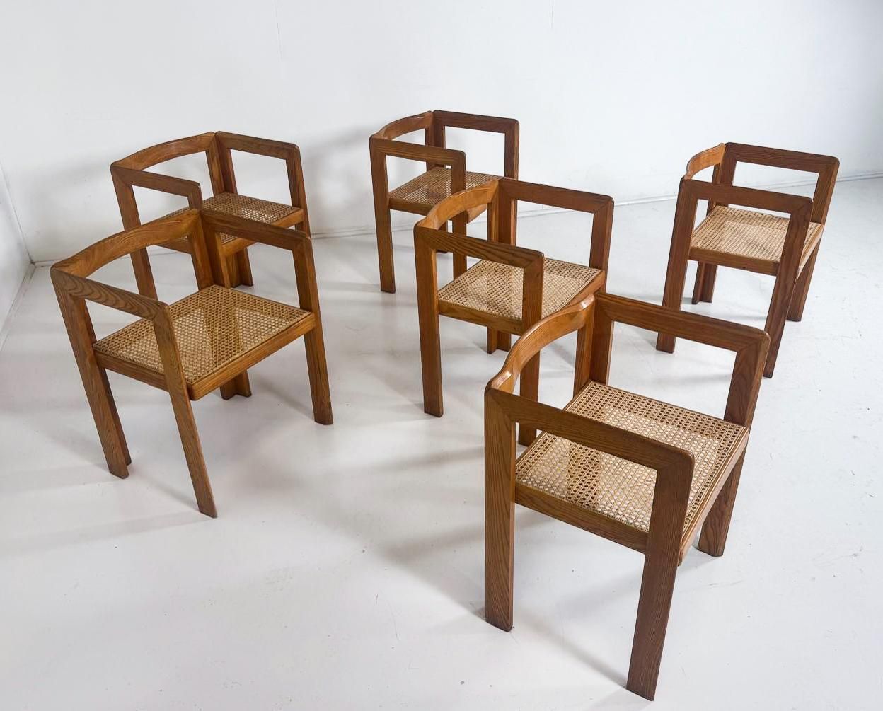 Mid Century Modern Set Of 6 Armchairs By Derk Jan De Vries, 1960s photo furniture