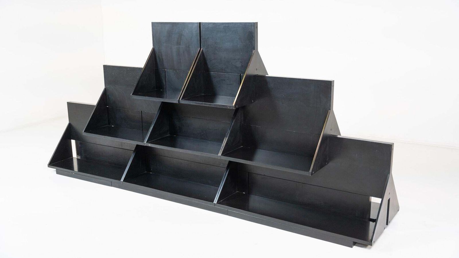 Double Sided Bookcase " Uno Sull'altro" By Ugo La Pietra , 1968 photo Furniture
