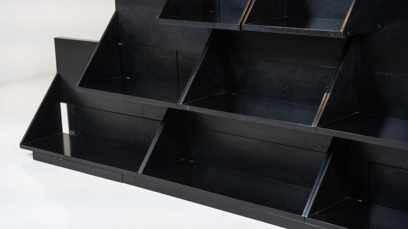 Double Sided Bookcase " Uno Sull'altro" By Ugo La Pietra , 1968 photo vinterior