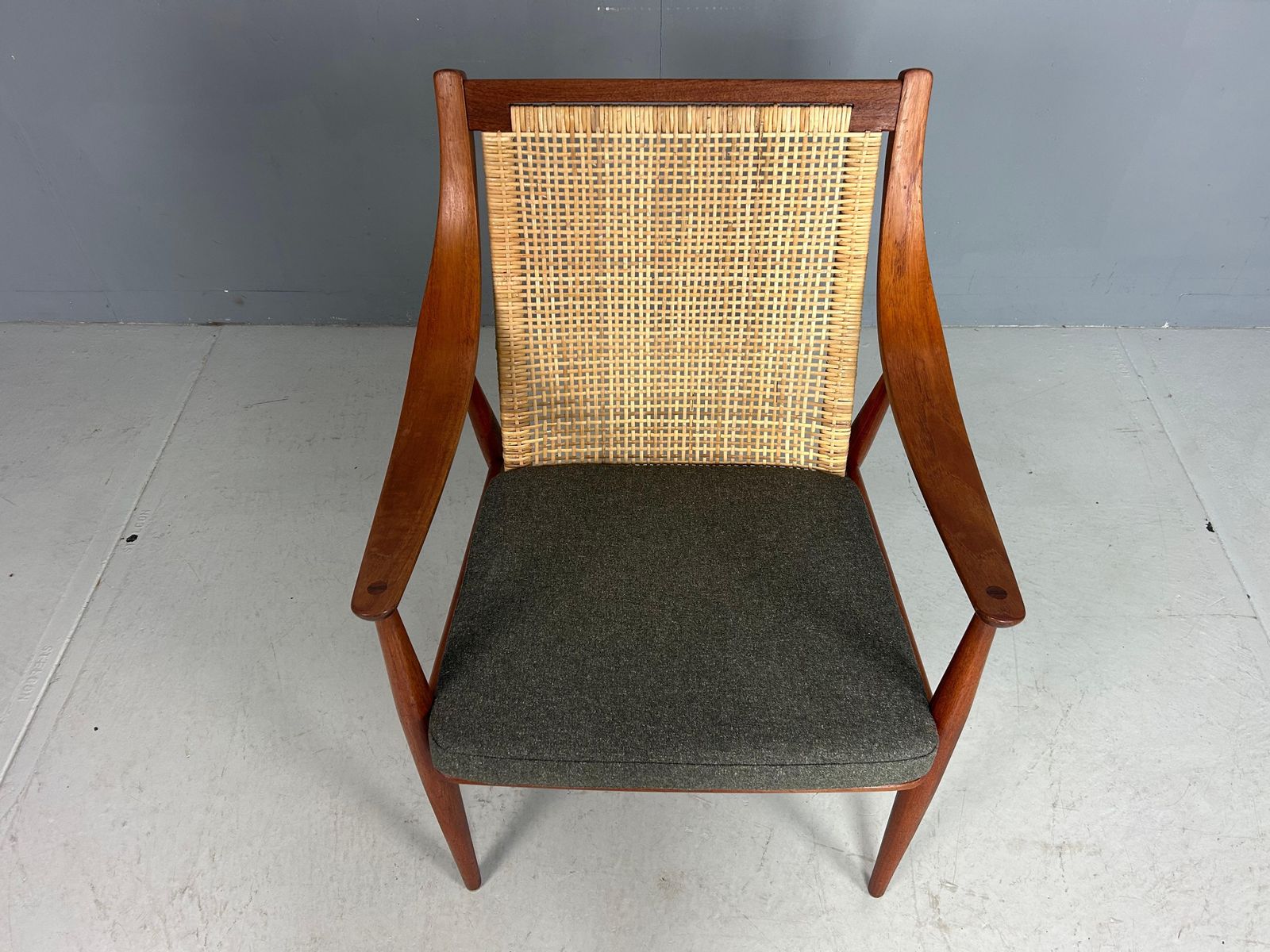 Peter Hvidt& Orla Mølgaard Nielsen Fd146 Cane Back Easy Chair, Denmark photo 2433.0