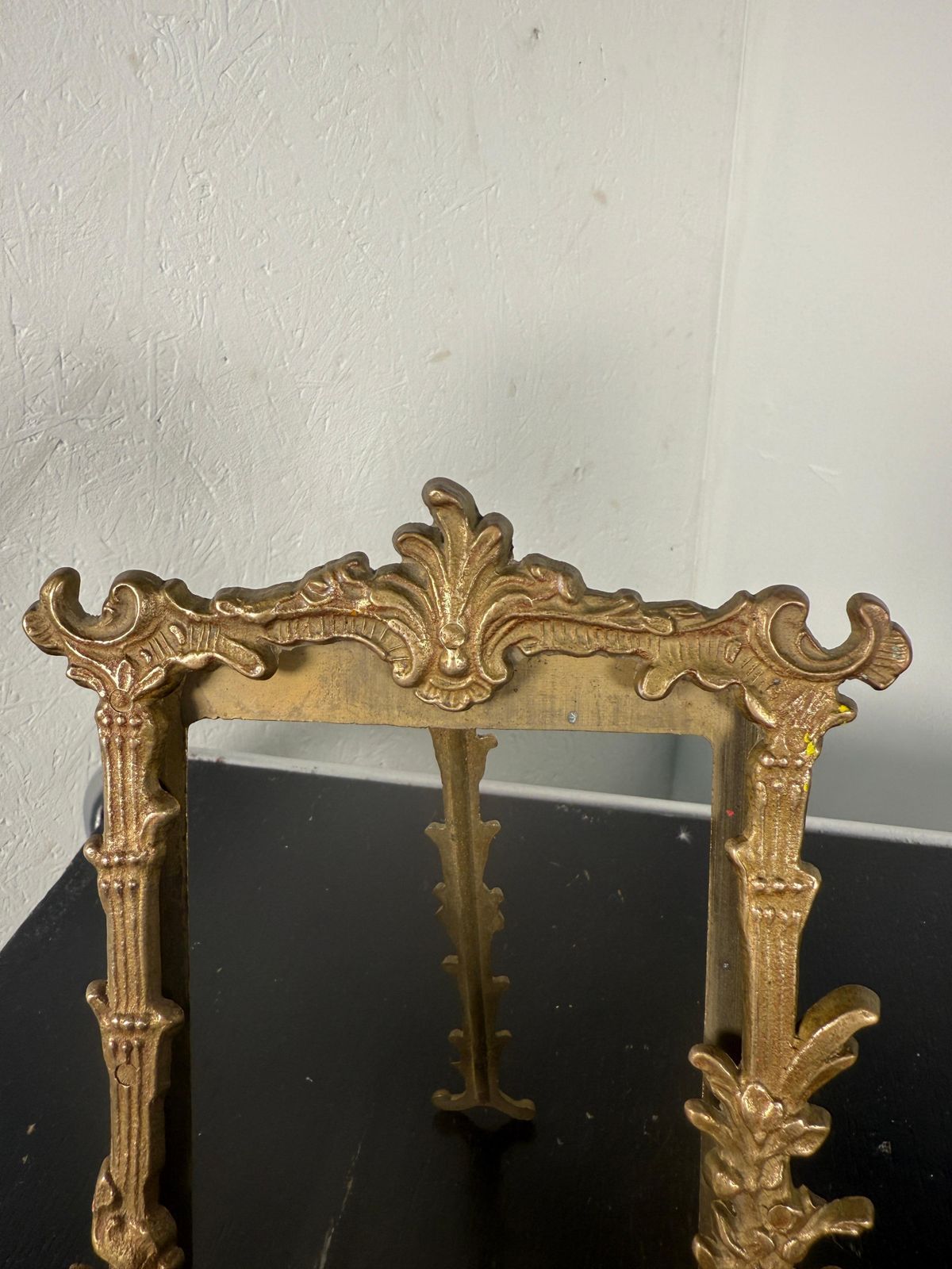 photo furniture Art Nouveau Brass Pair Of Photo Frames   France