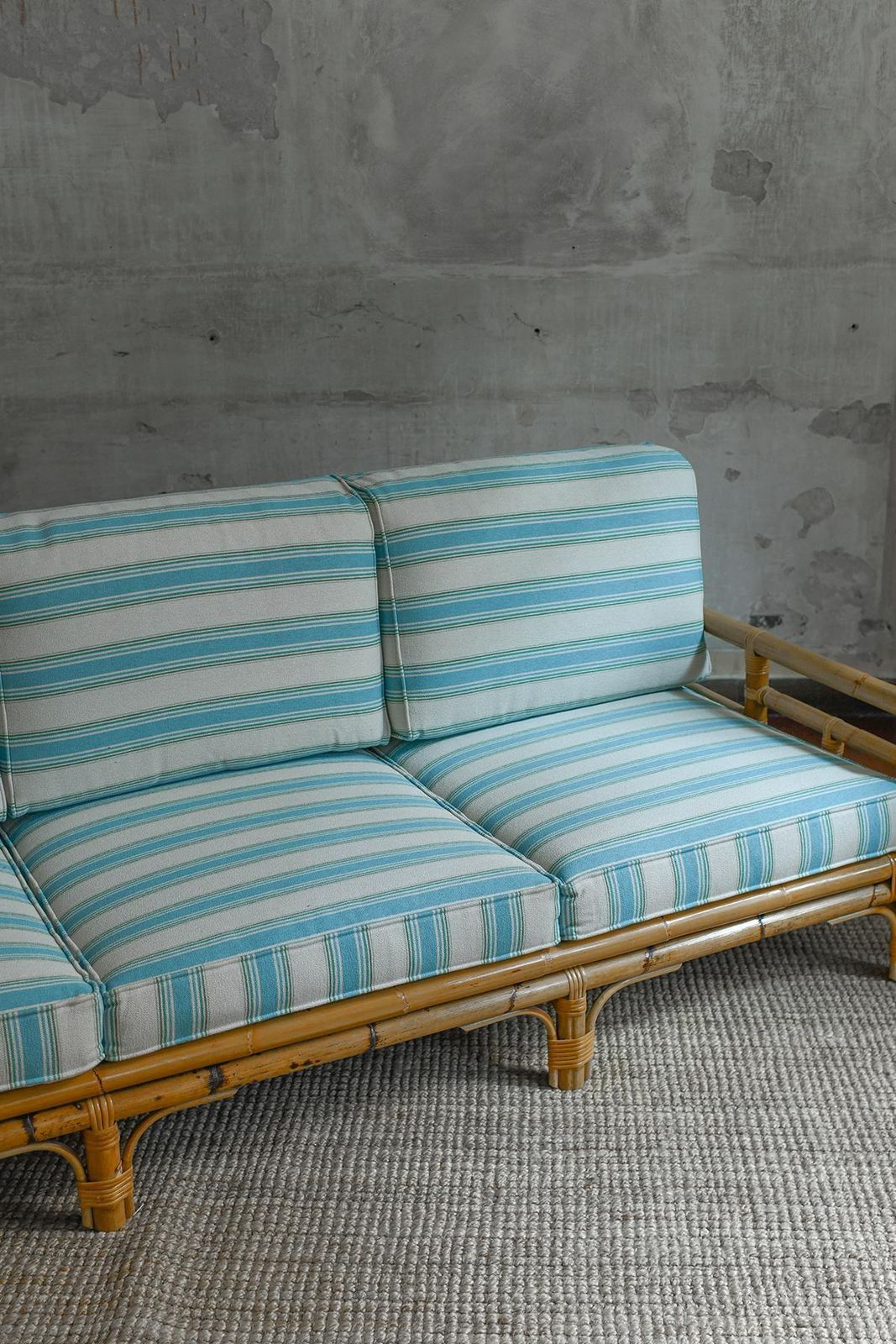 Three Seater Sofa – Ming Series, Designer Colin Morrow For Vivai Del Sud, 1980s photo vinterior