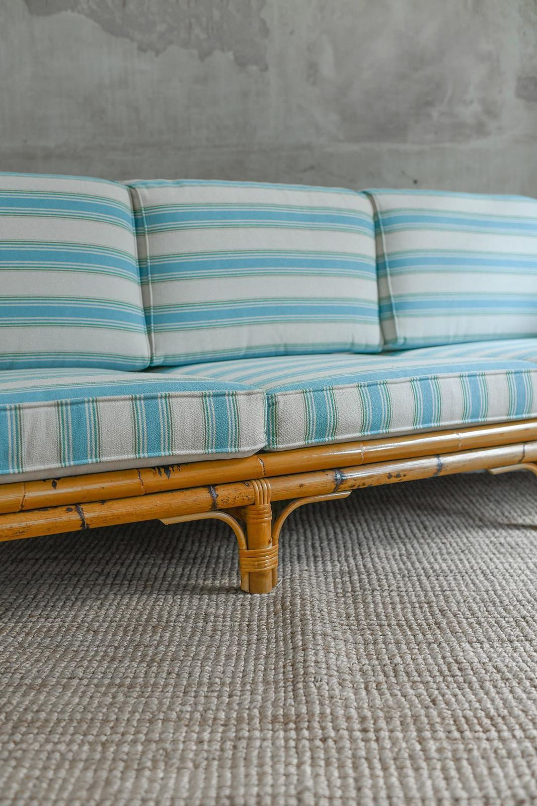 Three Seater Sofa – Ming Series, Designer Colin Morrow For Vivai Del Sud, 1980s photo buy