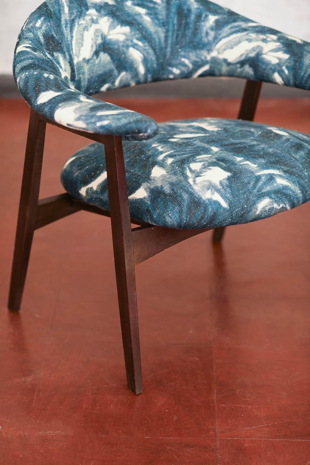Pair Of Wooden Armchairs Prod. “Poggi” – Italy 1950 photo vinterior