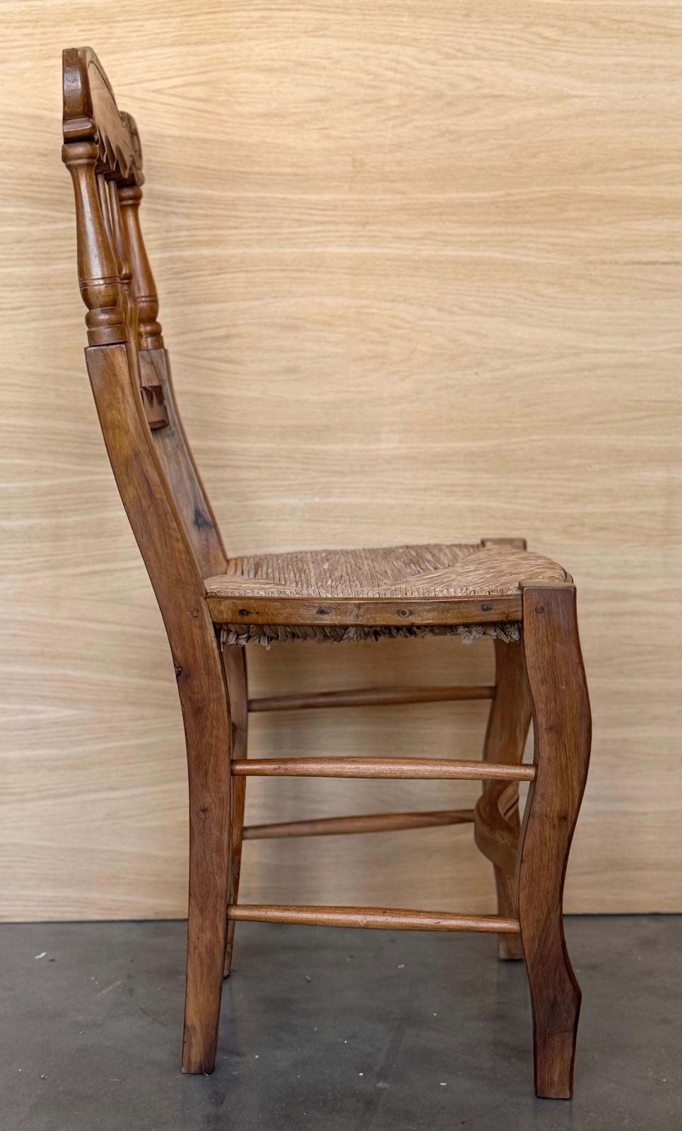 19th Spain Dining Chairs With Wide Cane Seats, Set Of 10 photo 8329.0