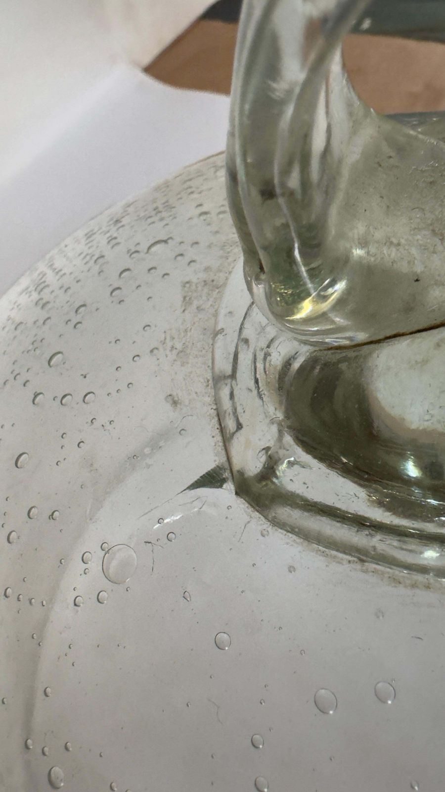 Serving Tray Cloche Plate Bell For Cheese Or Fruit In Glass By Biot France photo for sale