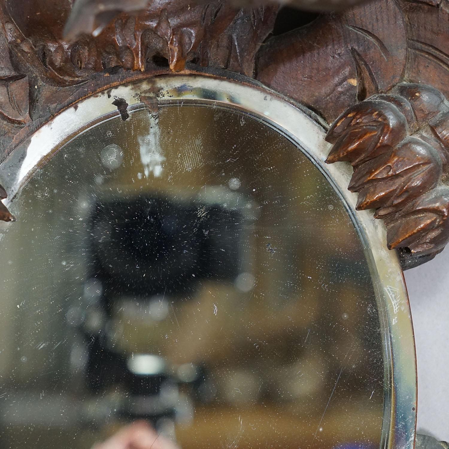 Home Decor Victorian Mirror With Carved Dragon In The Manner Of Gabriel Viardot Ca. 1880 photo