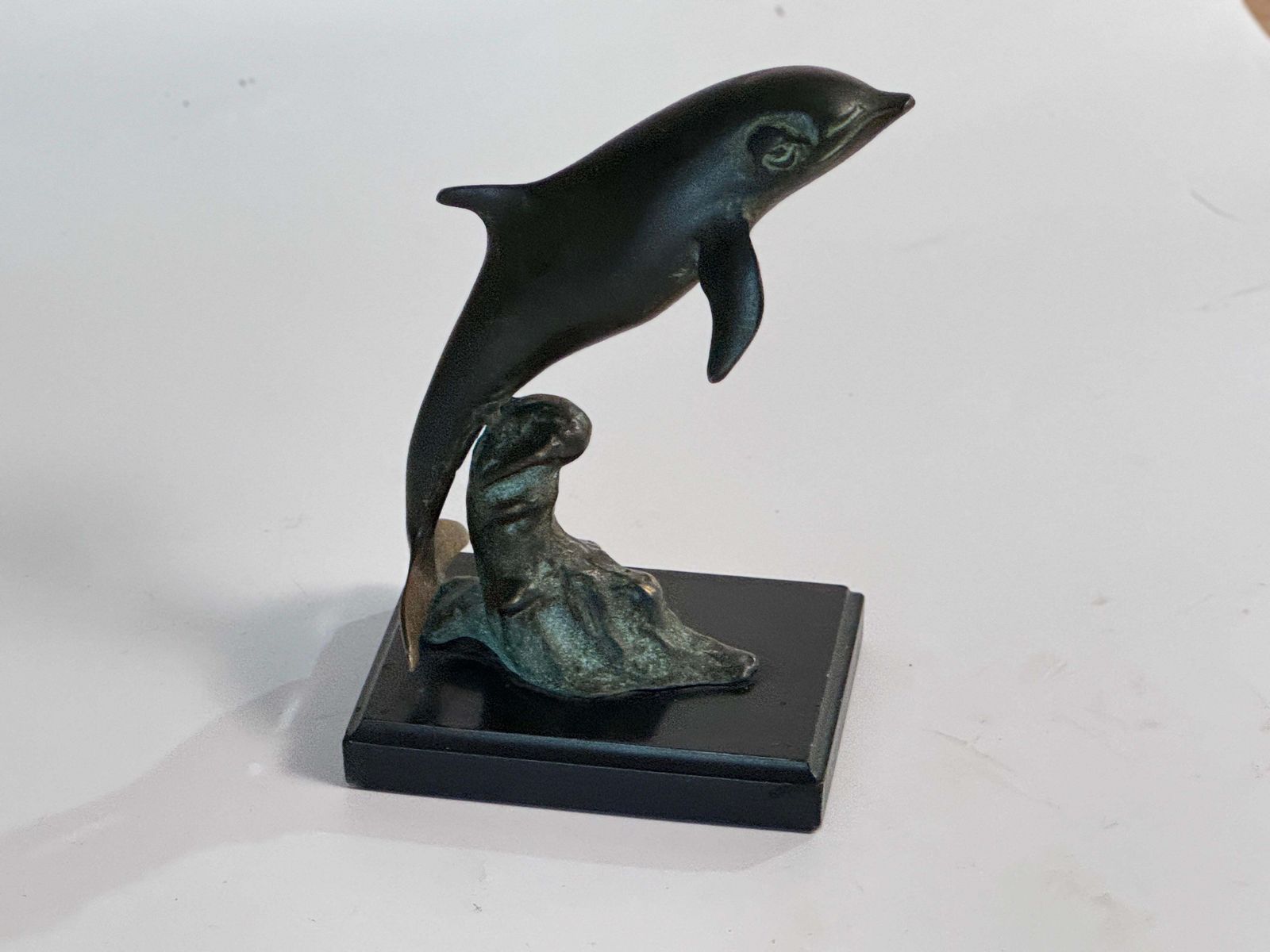 photo furniture Rare And Magnificent Brutalist Bronze Dolphin Sculpture, 1970s, France