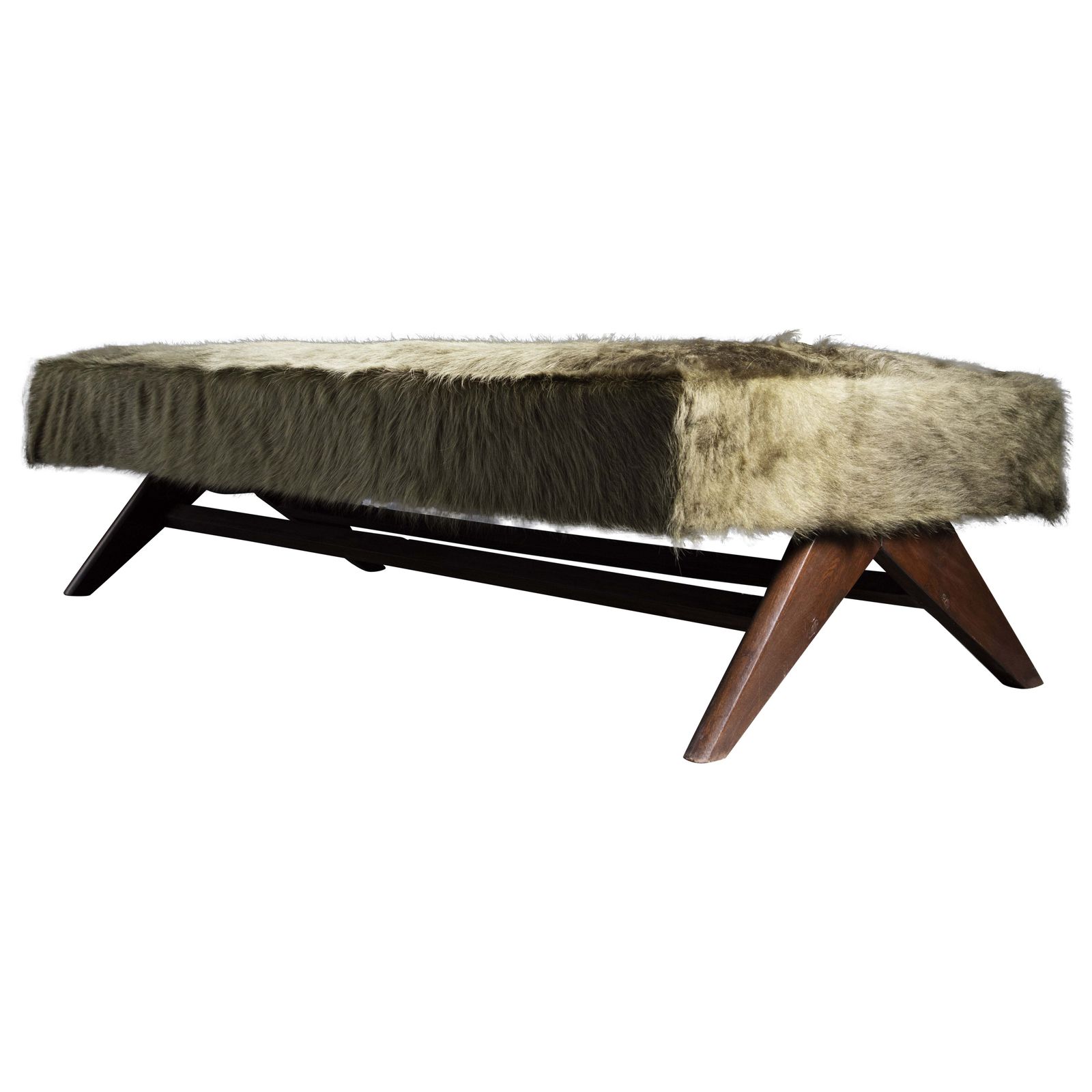 Original Daybed Pj  L 12 A By Pierre Jeanneret For Chandigarh Project, 1950s.