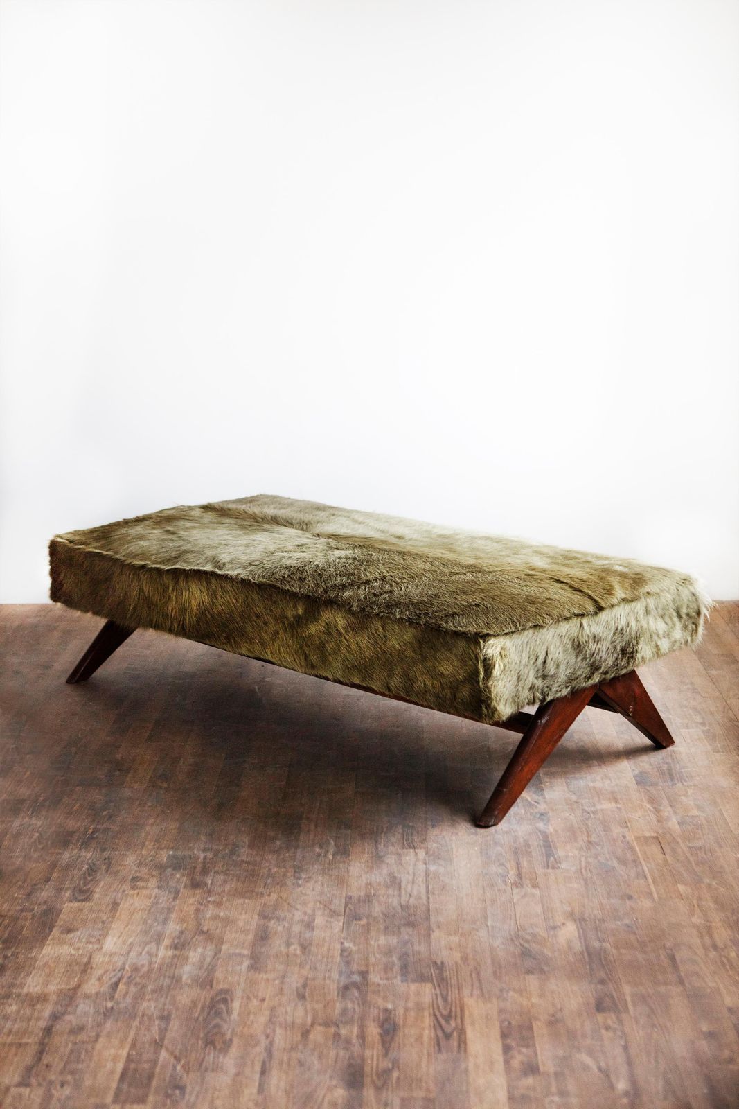 Original Daybed Pj  L 12 A By Pierre Jeanneret For Chandigarh Project, 1950s. photo for sale