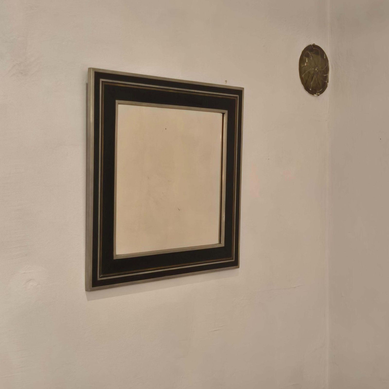 A Swedish Grace Masterpiece, Uno åhren Mirror, Pewter, Brass, Firma Svenskt Tenn photo Home Decor