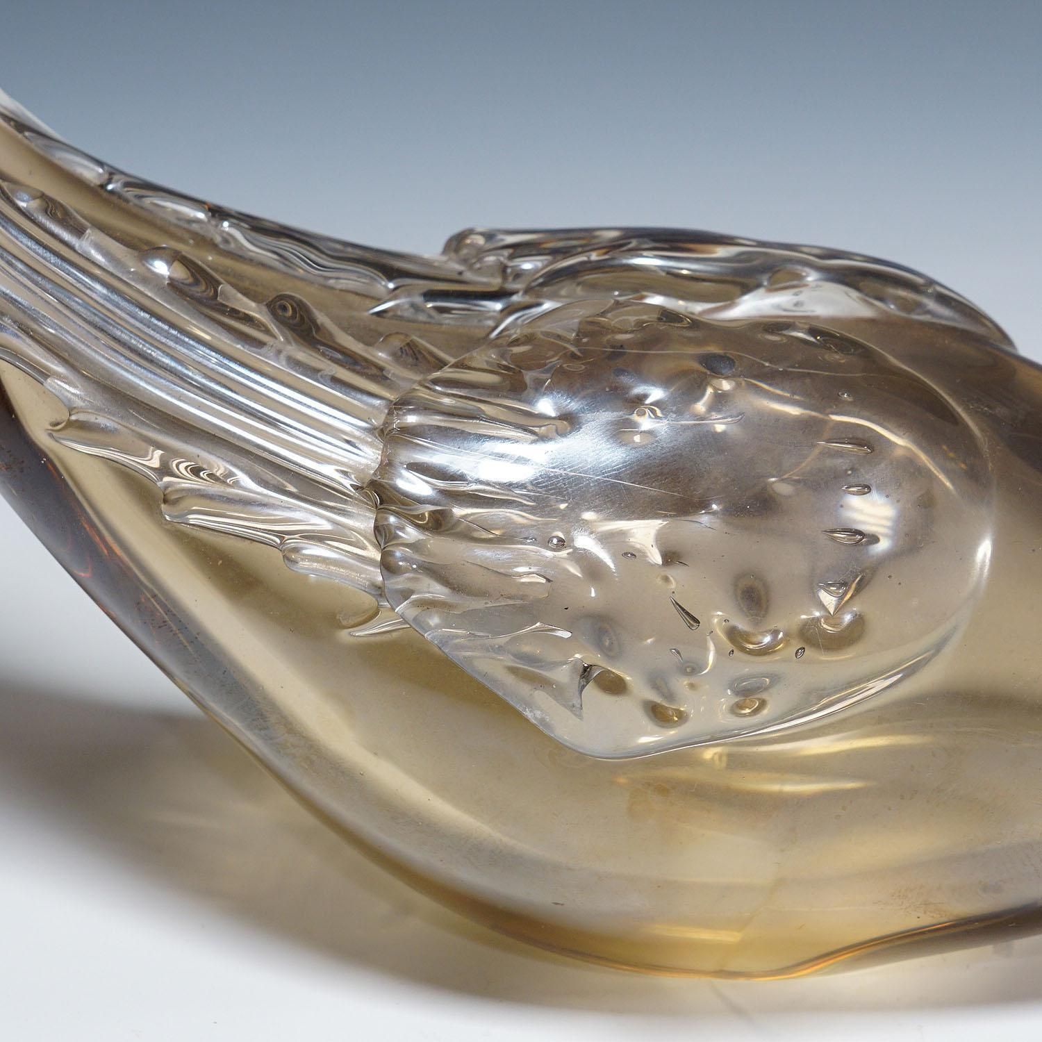 Bird Sculpture By Tyra Lundgren For Venini 1930s photo vinterior