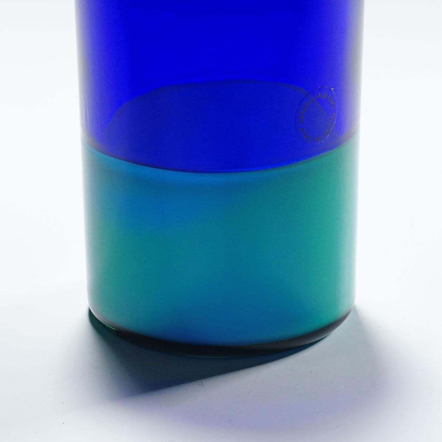 Rare Art Glass Bottle Morandiana By Gio Ponti For Venini Murano photo for sale