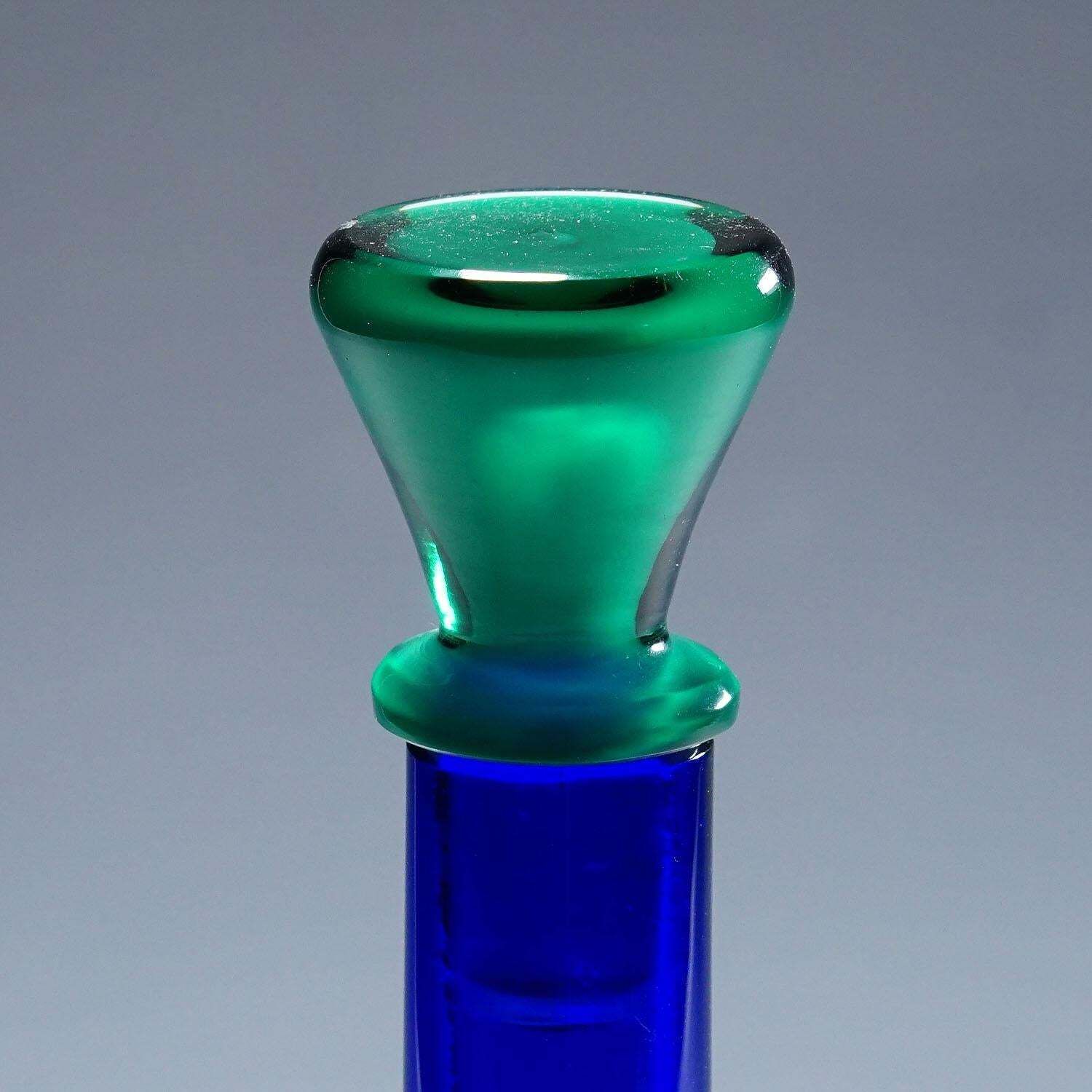 Rare Art Glass Bottle Morandiana By Gio Ponti For Venini Murano photo Home Decor