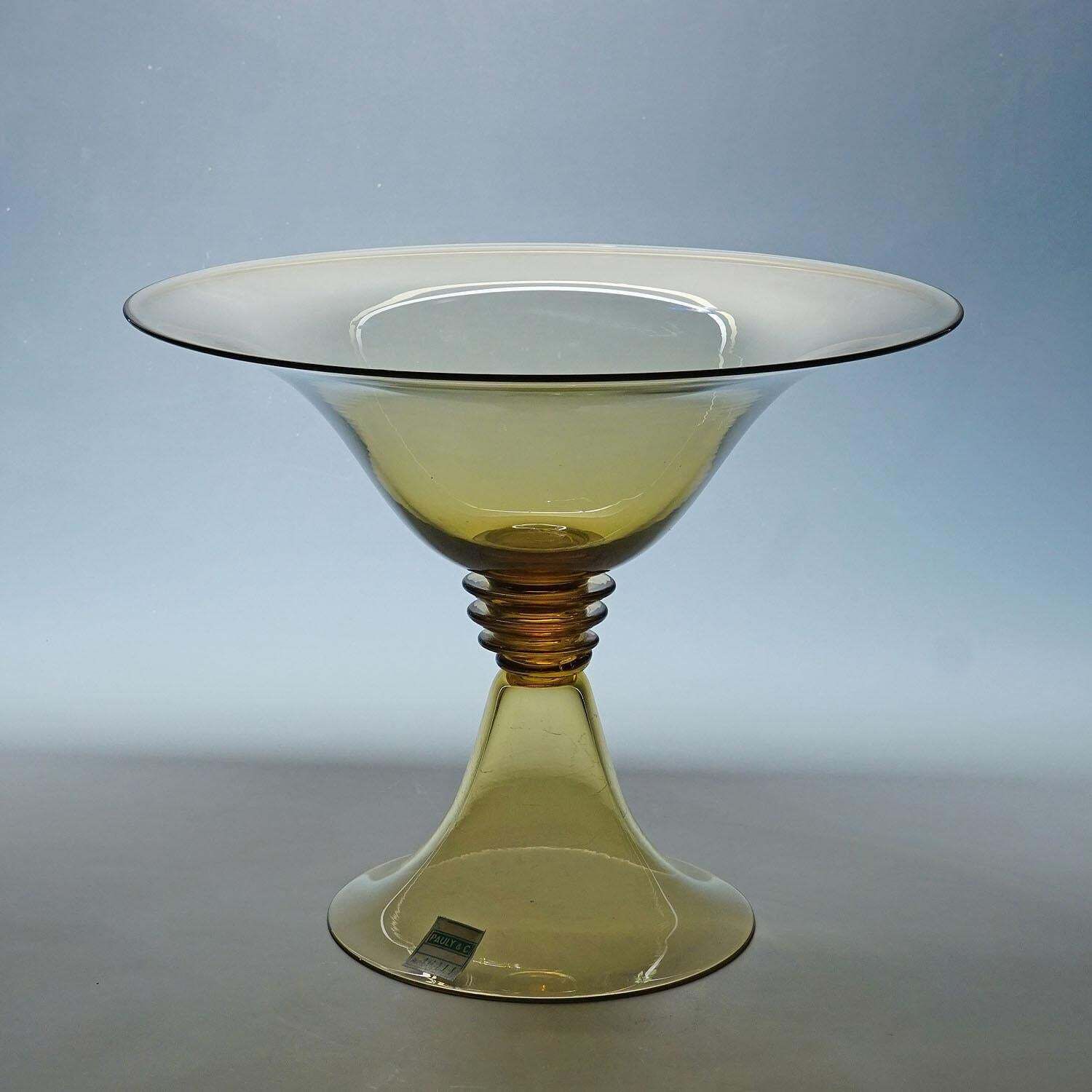 Vetro Soffiato Centerpiece By Guido Balsamo Stella Attr. For C.V.M. Pauli & Cia. photo furniture
