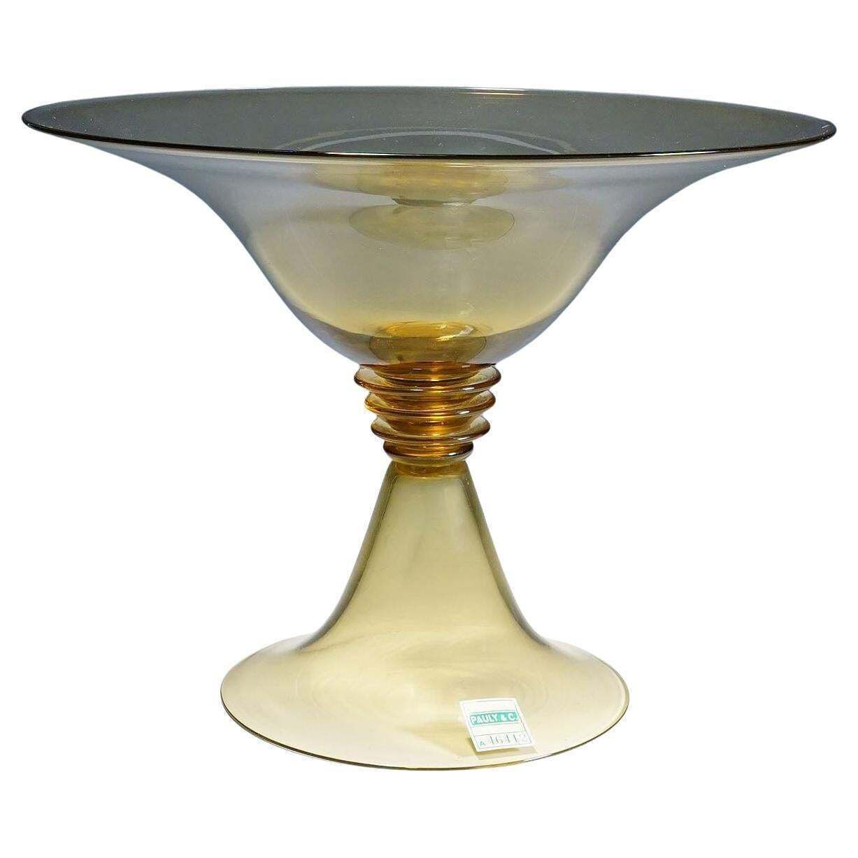 Vetro Soffiato Centerpiece By Guido Balsamo Stella Attr. For Pauli & Cia. C.V.M.