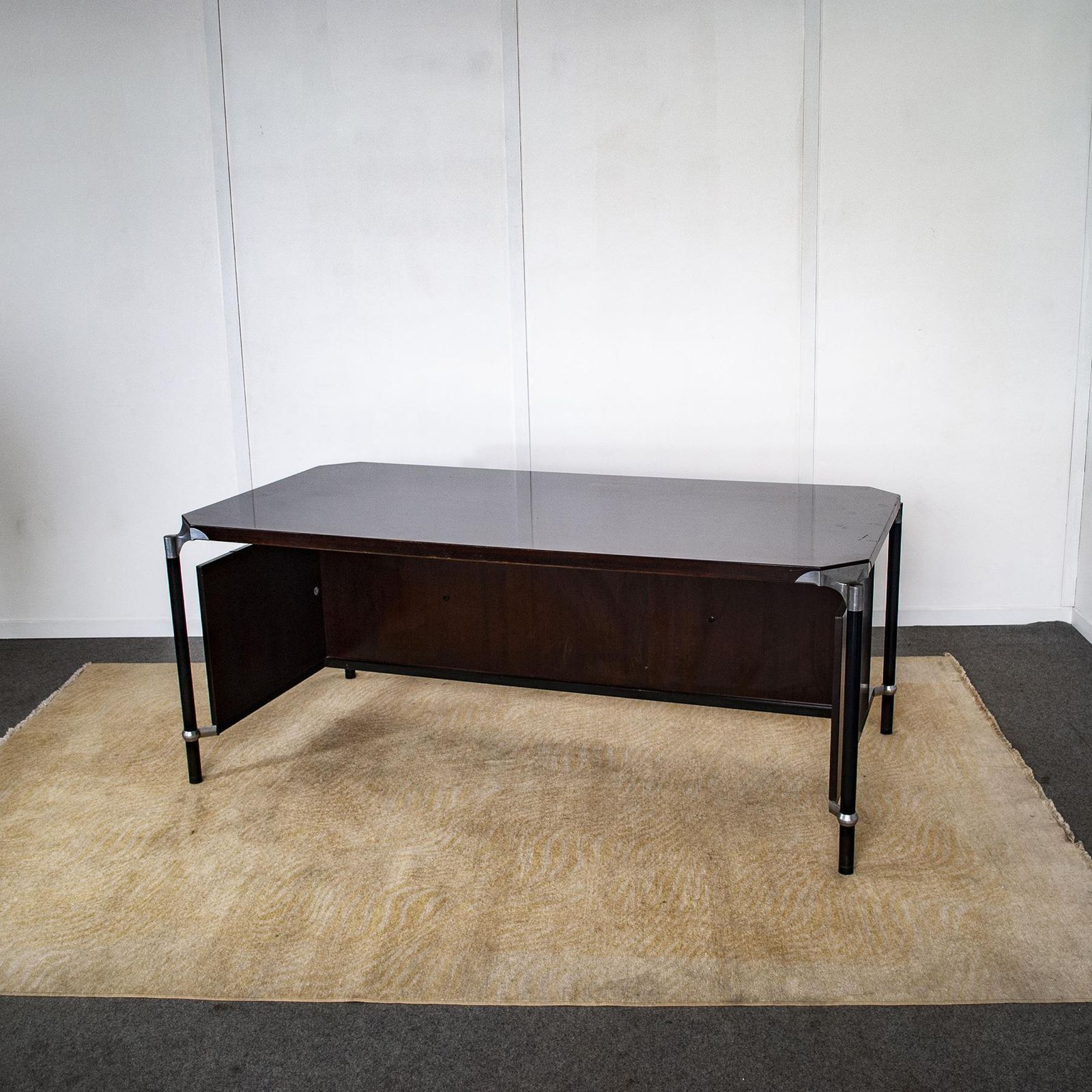Ico Parisi Desk For Mim Rome From 1960s photo furniture