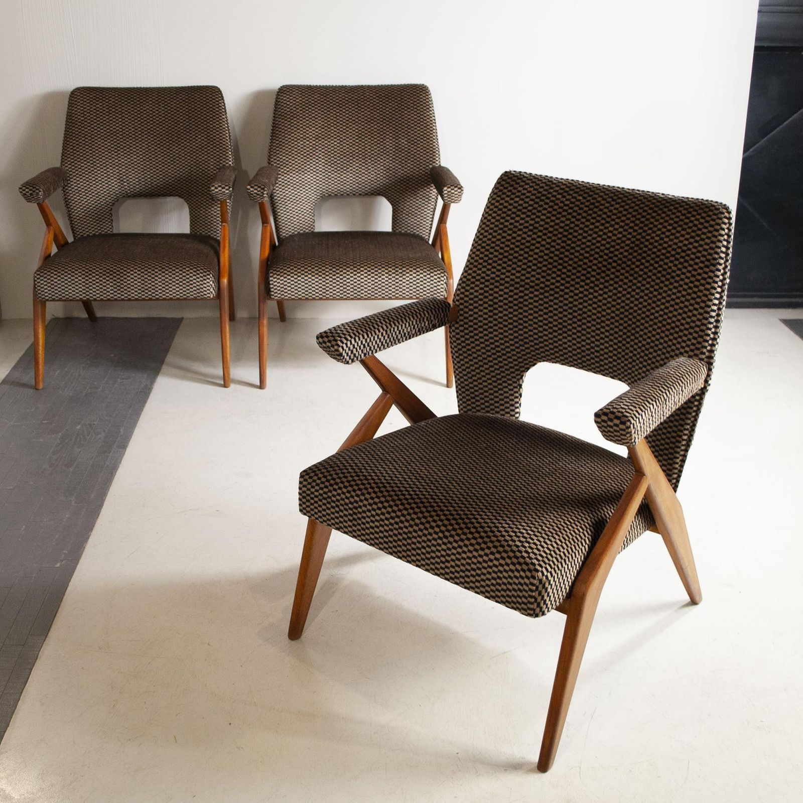 Antonino Gorgone Italian Midcentury Armchairs photo vintage
