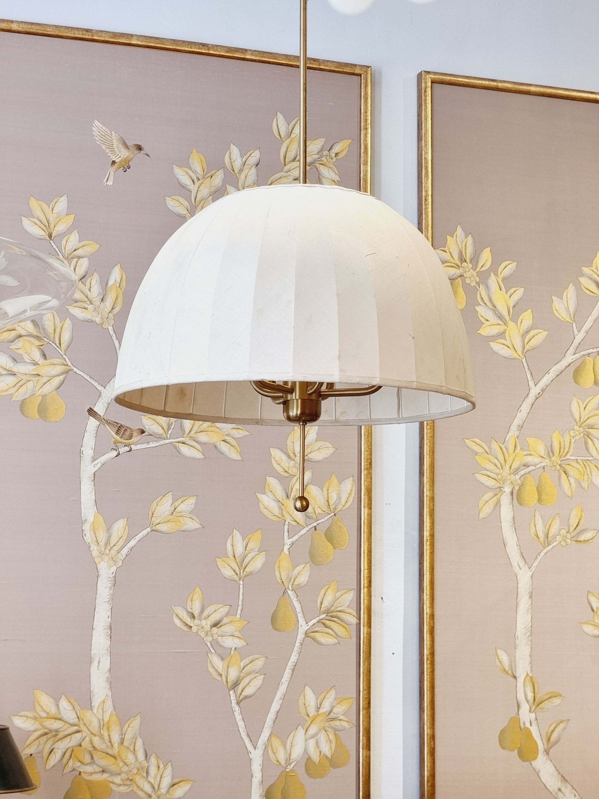 Hans Agne Jakobsson, Brass Pendant Model “T549/6 Carolin", Scandinavian Modern photo furniture