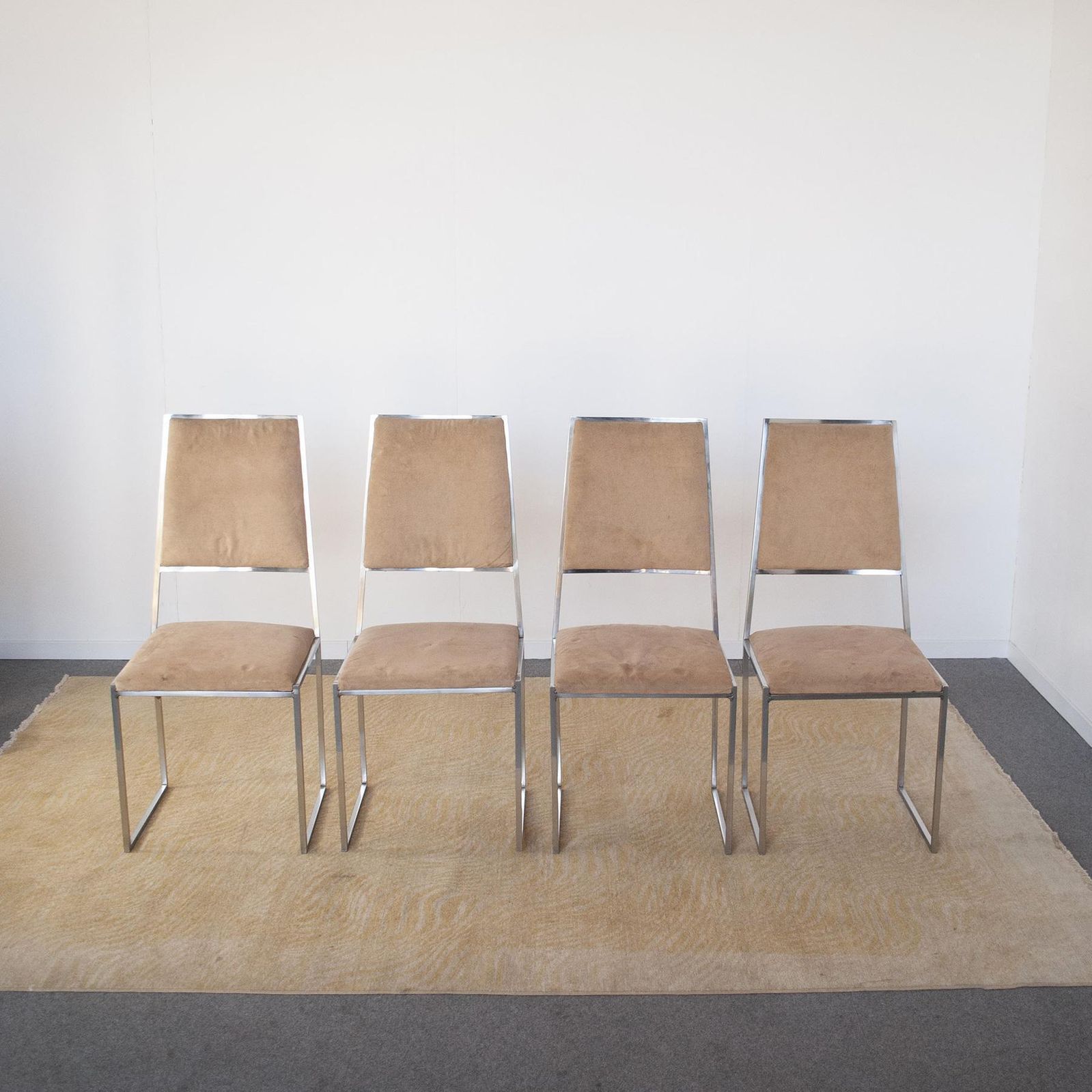 Mario Sabot Italian Midcentury Set Of Two Chairs Mid 70's photo for sale
