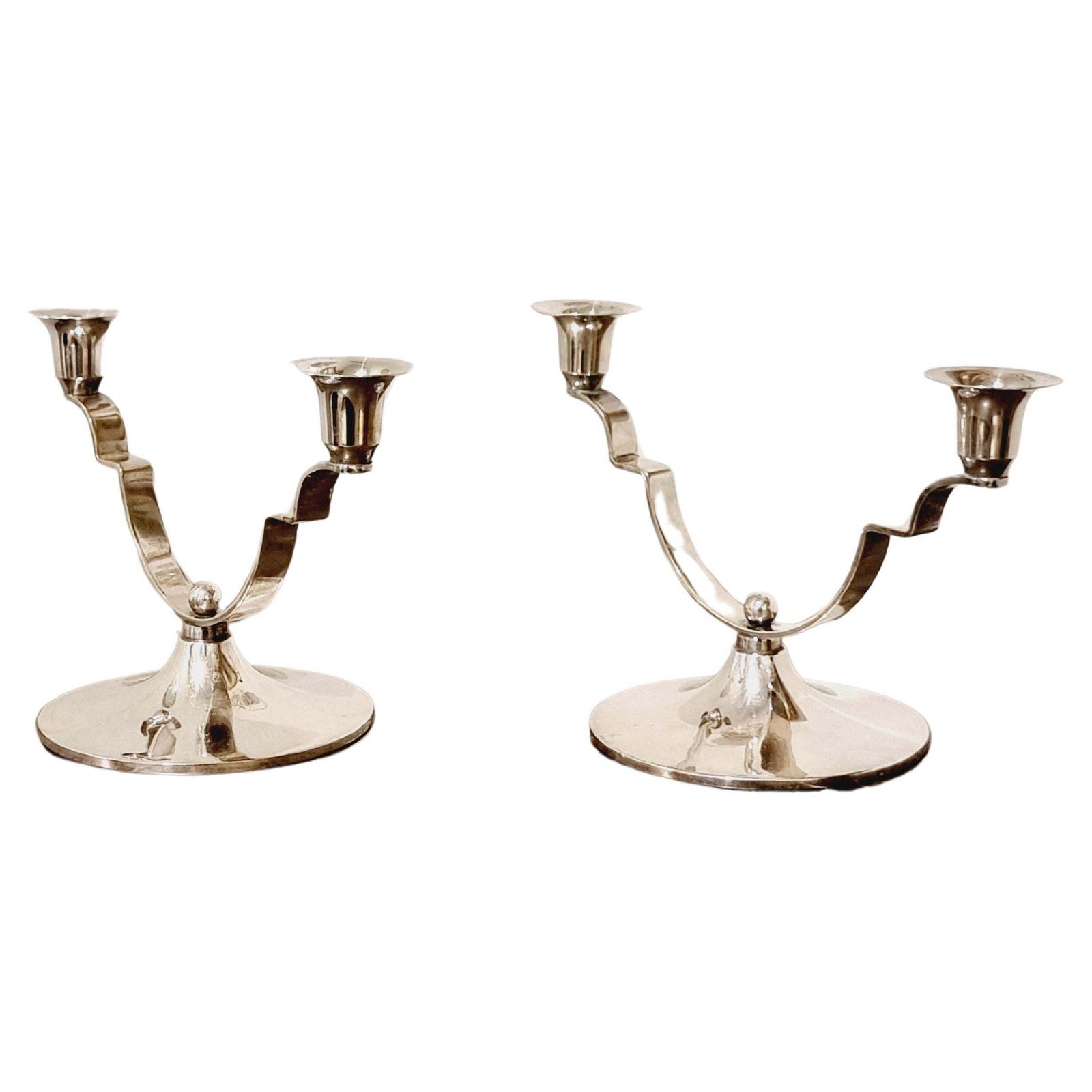 Candle Holders By Dana Dfa, Denmark, Midcentury / Scandinavian Modern