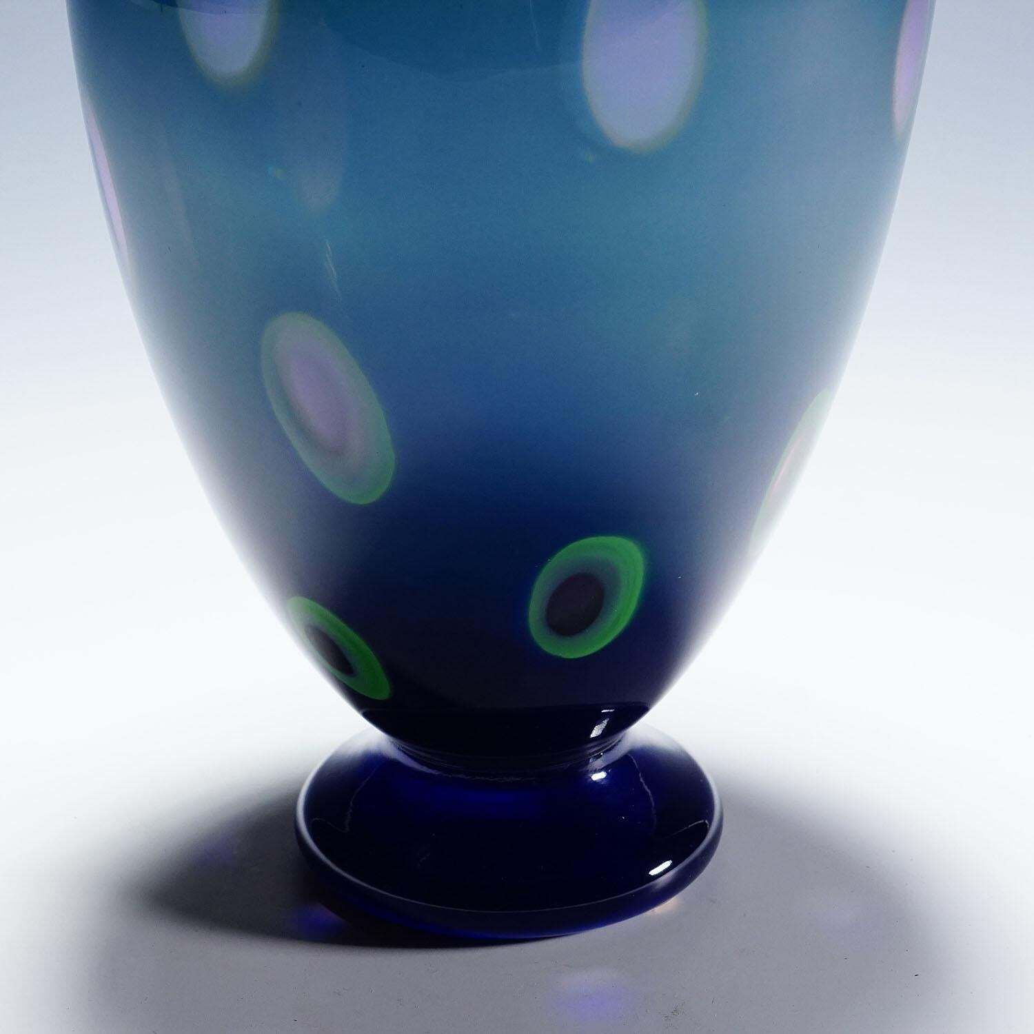 Large Art Glass Vase By Wilke Adolfsson photo 523.0