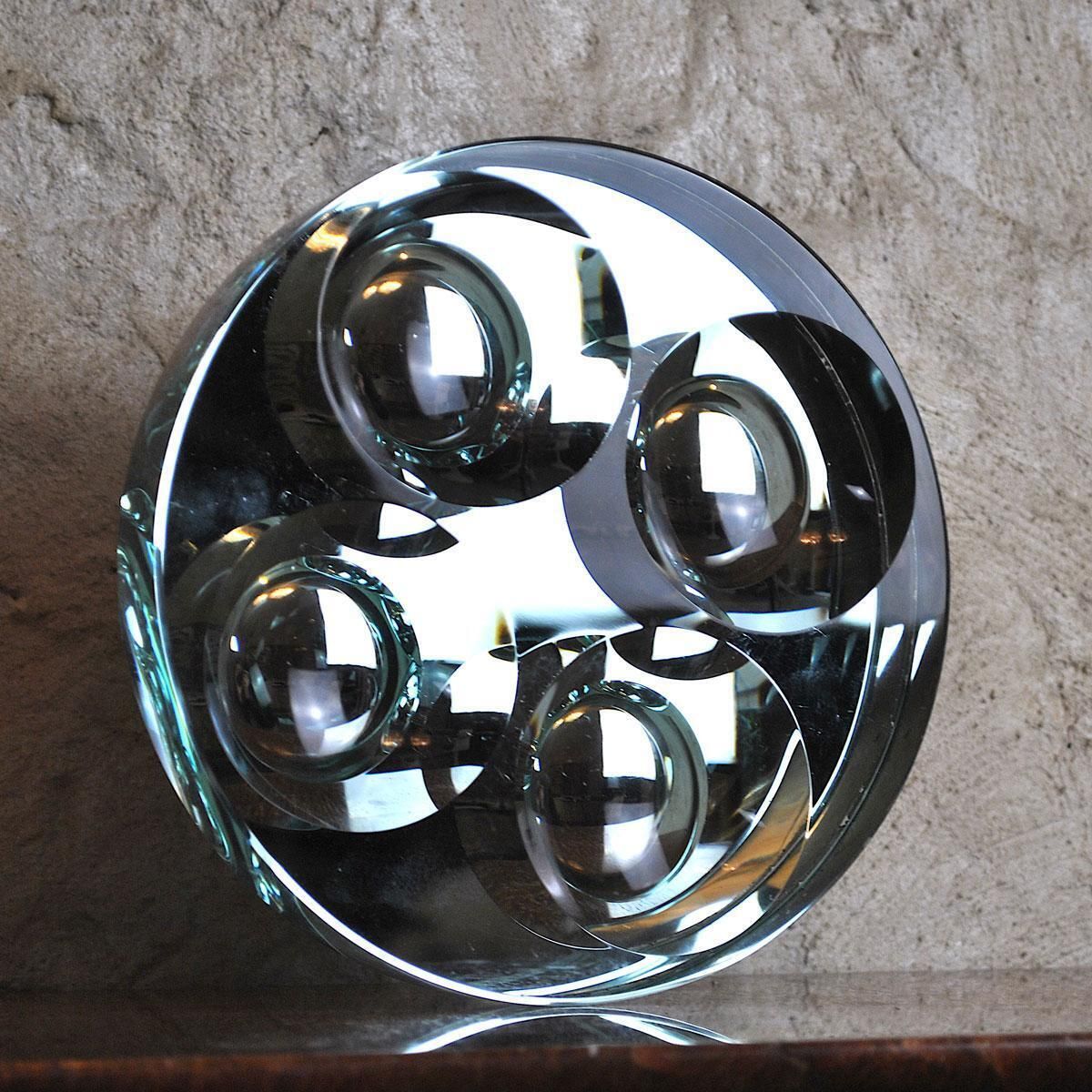 Fontana Arte Italian Midcentury Pocket Tray Ashtray, 1950s photo vinterior