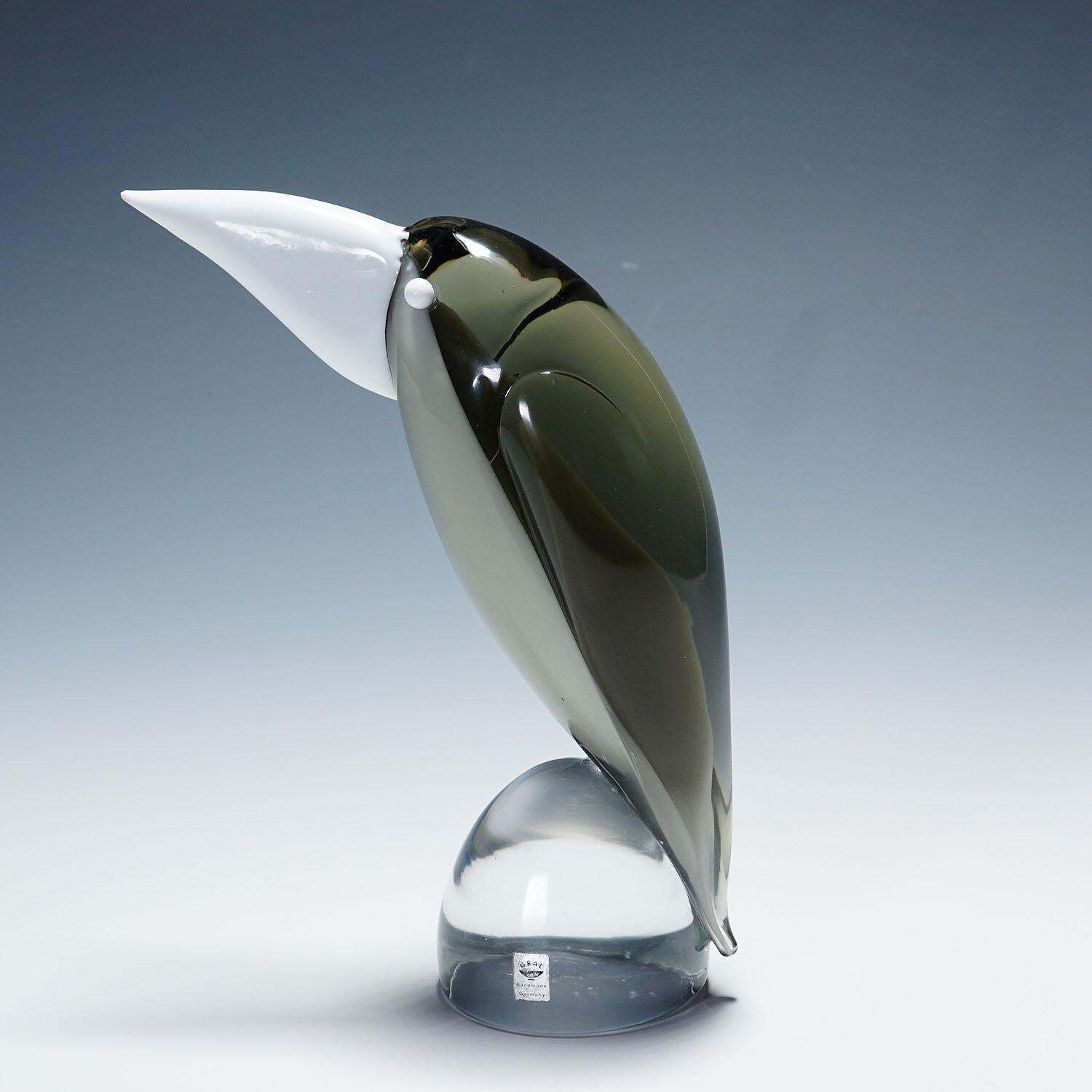 Grosbeak Glazen Sculptuur Van Livio Seguso Voor Gral Germany, Ca. Jaren 1970 photo furniture