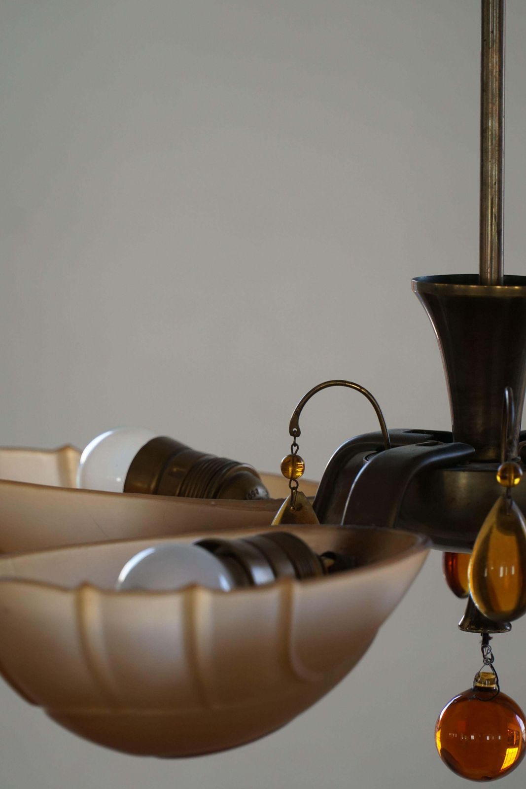 Lighting Art Deco Chandelier By Paavo Tynell For Taito Oy, Finland, 1930's photo