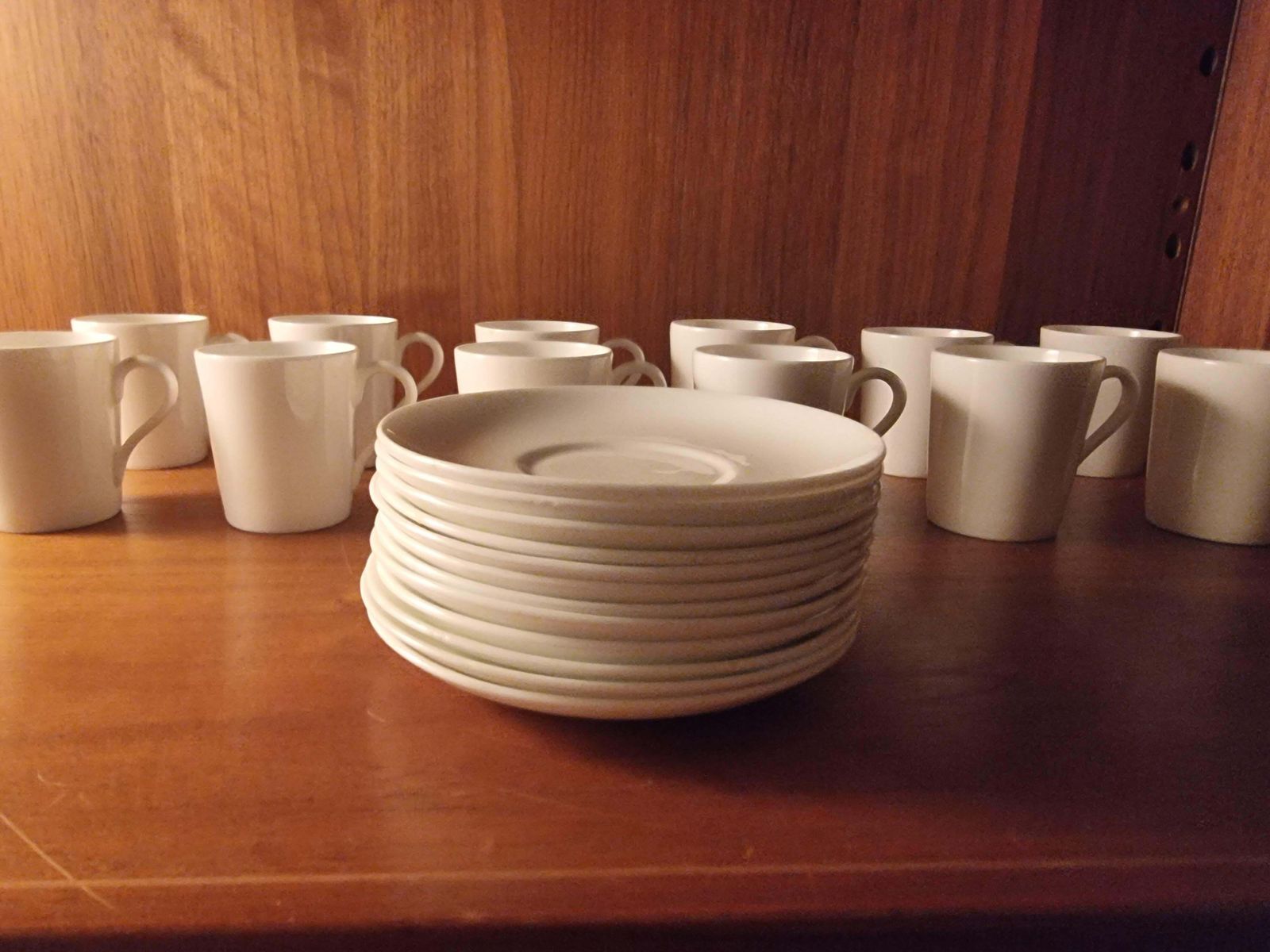 photo buy Stig Lindberg, Bone Porcelain 10 Espresso Cups  Gustavsberg, Scandinavian Modern