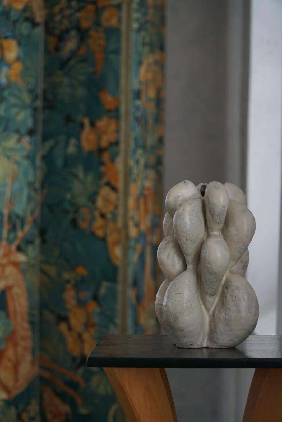 A Pair Of Sculptural Pedestals, French Postmodern Design, 1980s photo Home Decor