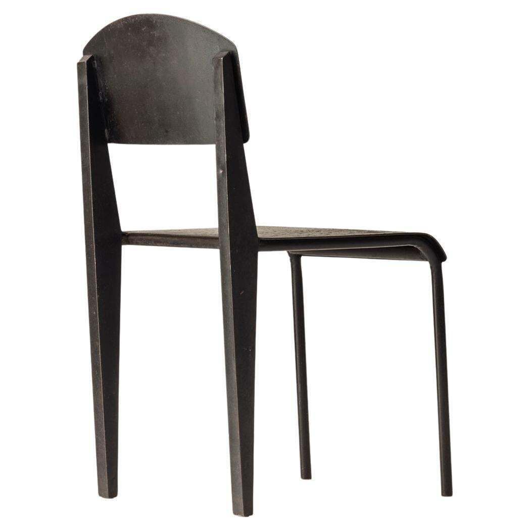 Unusual Interpretation Jean Prouvé Metropole 305 / Standard Chair, France, 1950s photo furniture