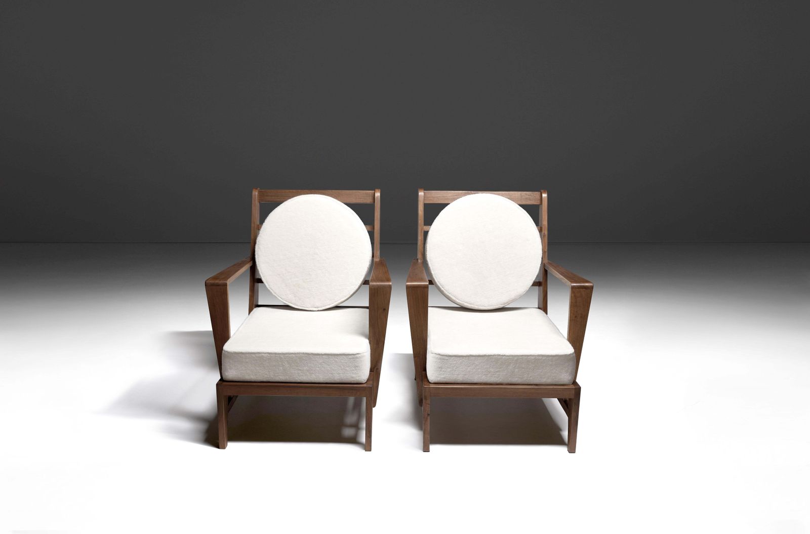 René Gabriel Reconstruction French Midcentury Armchairs photo furniture