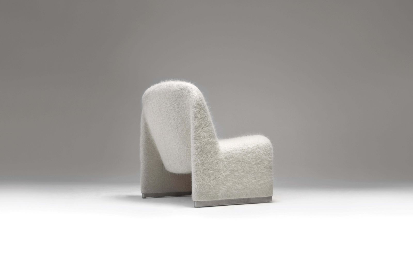Giancarlo Piretti “Alky” Chair In Pierre Frey Fluffy Fabric, Artifort, 1970s photo 2549.0